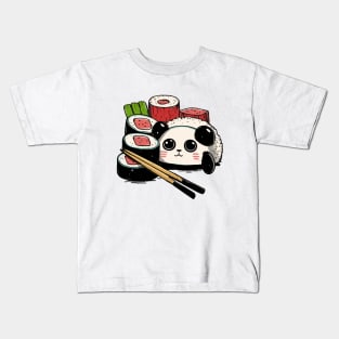 Sushi panda Kids T-Shirt